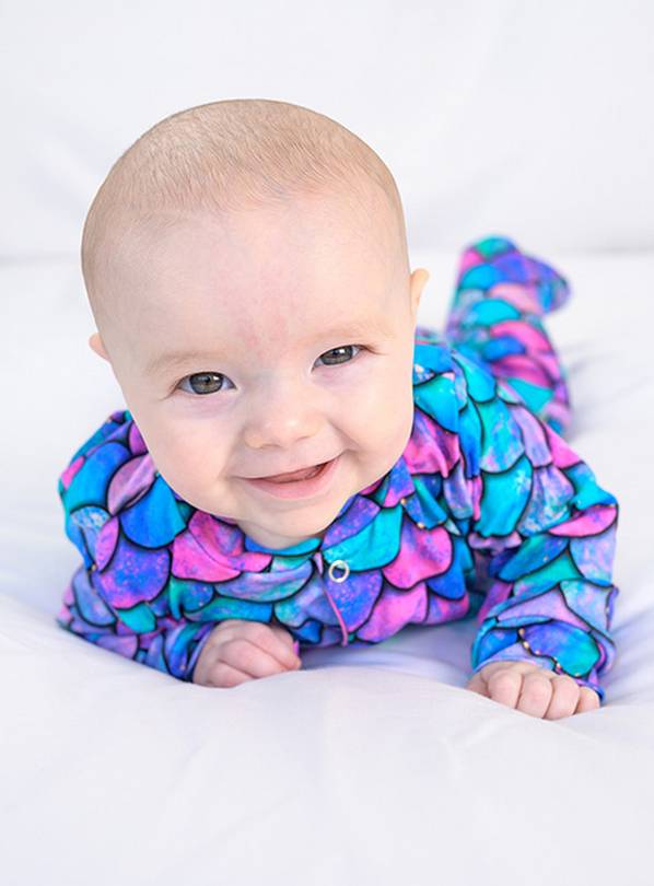 FRED & NOAH Mermaid Sleepsuit 3-6 Month